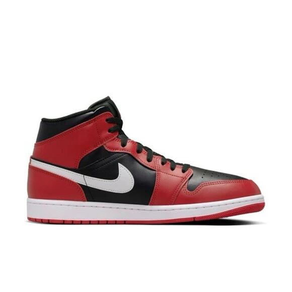 NEW Nike Air Jordan 1 Mid Shoes Black Gym Red White DQ8426-061 Men\'s Size Multi main image 6